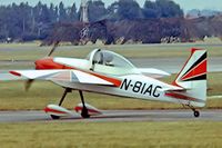 N81AC @ EGCN - Stephens Akro [111] RAF Finningley~G 30/07/1977. From a slide. - by Ray Barber