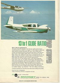 N5798Q - 1965 magazine ad.  The glider now hangs in the Udvar Hazy annex of the Smithsonian Air & Space Museum. - by unknown