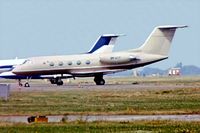 9M-ATT @ EGLL - Gulfstream 2B [131] Heathrow~G 11/06/1975. From a slide.