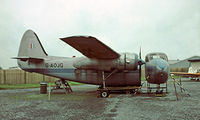 54 27 @ EDDL - 54+27   Percival P.66 Pembroke C.54 [P66/1019] (German Air Force) Dusseldorf~D 22/05/1982. From a slide . - by Ray Barber