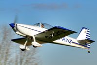 G-RVIS @ EGBR - Powering off into the blue