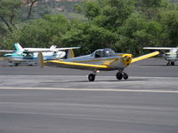 N99711 @ SZP - 1946 ERCO Ercoupe 415-D, Continental O-200 100 Hp upgrade, touch and go Rwy 22 - by Doug Robertson