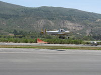 N99711 @ SZP - 1946 ERCO Ercoupe 415-D, Continental O-200 100 Hp upgrade, takeoff climb Rwy 22 - by Doug Robertson