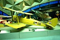 A-38 @ EHAM - De Havilland DH.82A Tiger Moth [83101] Amsterdam-Schiphol~PH 10/06/1982. From a slide. - by Ray Barber