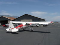 N2028K @ SZP - 1947 Luscombe 8E SILVAIRE, Continental C85 85 Hp, full paint finish over original aluminum - by Doug Robertson