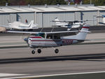 N132DB @ KSMO - N132DB arriving on RWY 21 - by Torsten Hoff