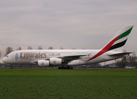 A6-EEY @ AMS - Taxi to the gate of Schiphol Airport - by Willem Göebel