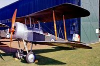 BAPC038 @ EGDX - Bristol Scout D Replica [Unknown] St Athan~G 20/09/1975. From a slide. - by Ray Barber