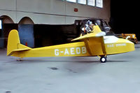 G-AEDB @ EGSU - G-AEDB   B.A.C Drone 2 [13] Duxford~G 28/06/1975. From a slide. - by Ray Barber