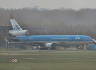 PH-KCD @ EHAM - Special inscription on his body after his last flight. - by Willem Göebel