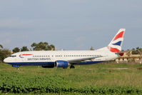 G-GBTB @ LMML - B737-400 G-GBTB British Airways - by Raymond Zammit