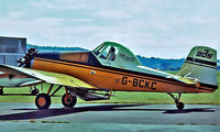 G-BCKC - Rockwell S-2R 600 Thrush Commander [1822R] (ADS (Aerial) Ltd) Weston-super-Mare~G 27/07/1977. From a slide. - by Ray Barber