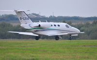 G-LEAA @ EGFH - Visiting Cessna Mustang operated by London Executive Aviation. - by Roger Winser