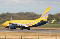 F-GZTC @ LFRB - Boeing 737-73V, Taxiing to holding point rwy 07R, Brest-Bretagne airport (LFRB-BES) - by Yves-Q