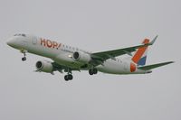 F-HBLD @ LFRB - Embraer ERJ-190-100LR, Short approach rwy 25L, Brest-Bretagne airport (LFRB-BES) - by Yves-Q