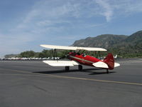 N66711 @ SZP - 1941 Boeing Stearman IB75A, Jacobs R755B2 275 Hp upgrade, taxi to 22 - by Doug Robertson