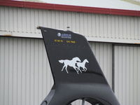 ZK-HPV @ NZAR - close up of tail (horse people no doubt).Also have ZK-HPE which was HPV(2) - by magnaman