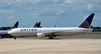 N656UA @ KORD - Taxi O'Hare - by Ronald Barker