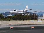 N554VP @ KSMO - N554VP arriving on RWY 21 - by Torsten Hoff