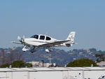 N883ES @ KSMO - N883ES arriving on RWY 21 - by Torsten Hoff