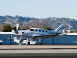 N525TT @ KSMO - N525TT arriving on RWY 21 - by Torsten Hoff
