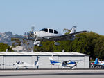 N744TC @ KSMO - N744TC arriving on RWY 21 - by Torsten Hoff