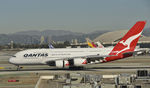 VH-OQA @ KLAX - Landing on 25L at LAX - by Todd Royer
