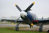 F-AZXJ @ LFRN - Hawker Sea Fury FB.11, Static display, Rennes-St Jacques airport (LFRN-RNS) Air show 2014 - by Yves-Q