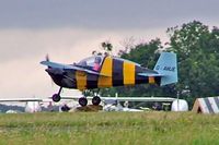 G-AWJE @ EGBP - Tipsy T.66 Nipper IIIA [5121] Kemble~G 02/07/2005 - by Ray Barber