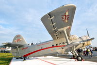 SP-ASR @ LSMP - PZL-Mielec An-2TP of the Antonov Suisse Romande of Switzerland parked at Payerne Air Base (AIR14). - by Henk van Capelle