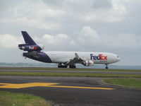 N574FE @ NZAA - landed - by magnaman