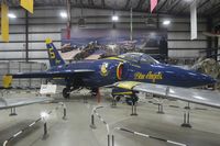 141872 @ AZO - F-11A Tiger in Blue Angels colors - by Florida Metal