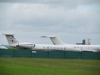 VP-CTE @ NZAA - Not best of photos but this was one of five temporarily stored on a taxiway. - by magnaman