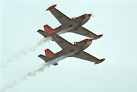 ST-07 @ EBOS - In formation with ST-36 at an airshow in mid-seventies. - by Raymond De Clercq