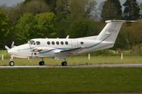 F-GHOC @ LFRB - Beech 200 Super King Air, Take off rwy 25L, Brest-Bretagne airport (LFRB-BES) - by Yves-Q