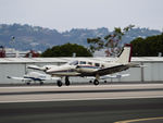 N236CF @ KSMO - N236CF arriving on RWY 21 - by Torsten Hoff