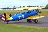 G-CCXB @ EGSX - Boeing Stearman N2S-3 Kaydet [75-7854] North Weald~G 21/06/2008 - by Ray Barber
