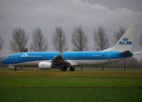 PH-BXZ @ EHAM - Taxi from runway 18R to the gate of Schiphol Airport (IN NEW OUTFIT) - by Willem Göebel