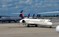 N958DN @ KORD - Taxi O'Hare - by Ronald Barker