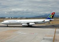 ZS-SXG @ FACT - South Arfican A340-300.