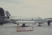 MM578 @ EBST - This was the second prototype built in Finale Ligure and later used by the Italian Air Force. Seen at the BAF Brustem Airshow in June 1968. - by Raymond De Clercq