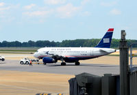 N817AW @ KRIC - Pushback Richmond - by Ronald Barker