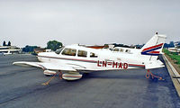LN-MAD @ EBAW - Piper PA-28-161 Warrior II [28-8116087] Antwerp-Deurne~OO 14/09/1985
