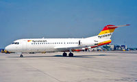 OE-LFK @ LOWW - Fokker F-70 [11555] (Tyrolean Airways) Vienna-Schwechat~OE 20/06/1996 - by Ray Barber