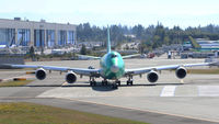 N826BA @ KPAE - Departing on 16R for a test flight. - by Woodys Aeroimages