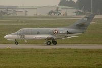 133 @ LFRJ - French Naval Aviation Dassault Falcon 10MER, Take off rwy 08, Landivisiau Naval Air Base (LFRJ) - by Yves-Q