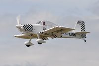 G-CIBM @ EGFH - The first flight from Swansea Airport by resident RV-8. In newly aplied Team Raven formation aerobatic team markings (as Raven 4). - by Roger Winser