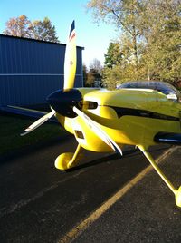 N607DC @ I69 - New Catto 3 bladed prop for Lil Hummer Oct 2014. - by Ralph Fisch