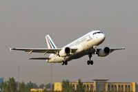 F-RBFA @ ZBAA - Airbus A319-115XCJ [1485] (French Air Force) Bejing~B 17/10/2006