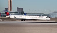 N960DN @ KLAS - MD-90-30 - by Mark Pasqualino